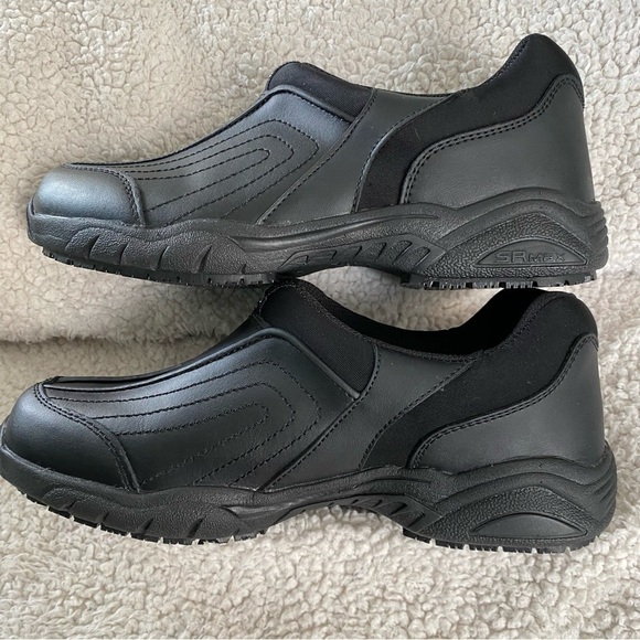 Slip Resistant Women’s Shoes, slit on, soft work toe, rubber sole, Sz: 7 - Picture 7 of 8